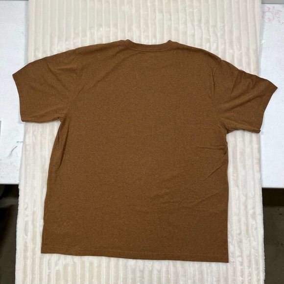 Carhartt 2XL Loose Fit Heather Brown Workwear Utility Outdoors T-Shirt - Picture 4 of 8